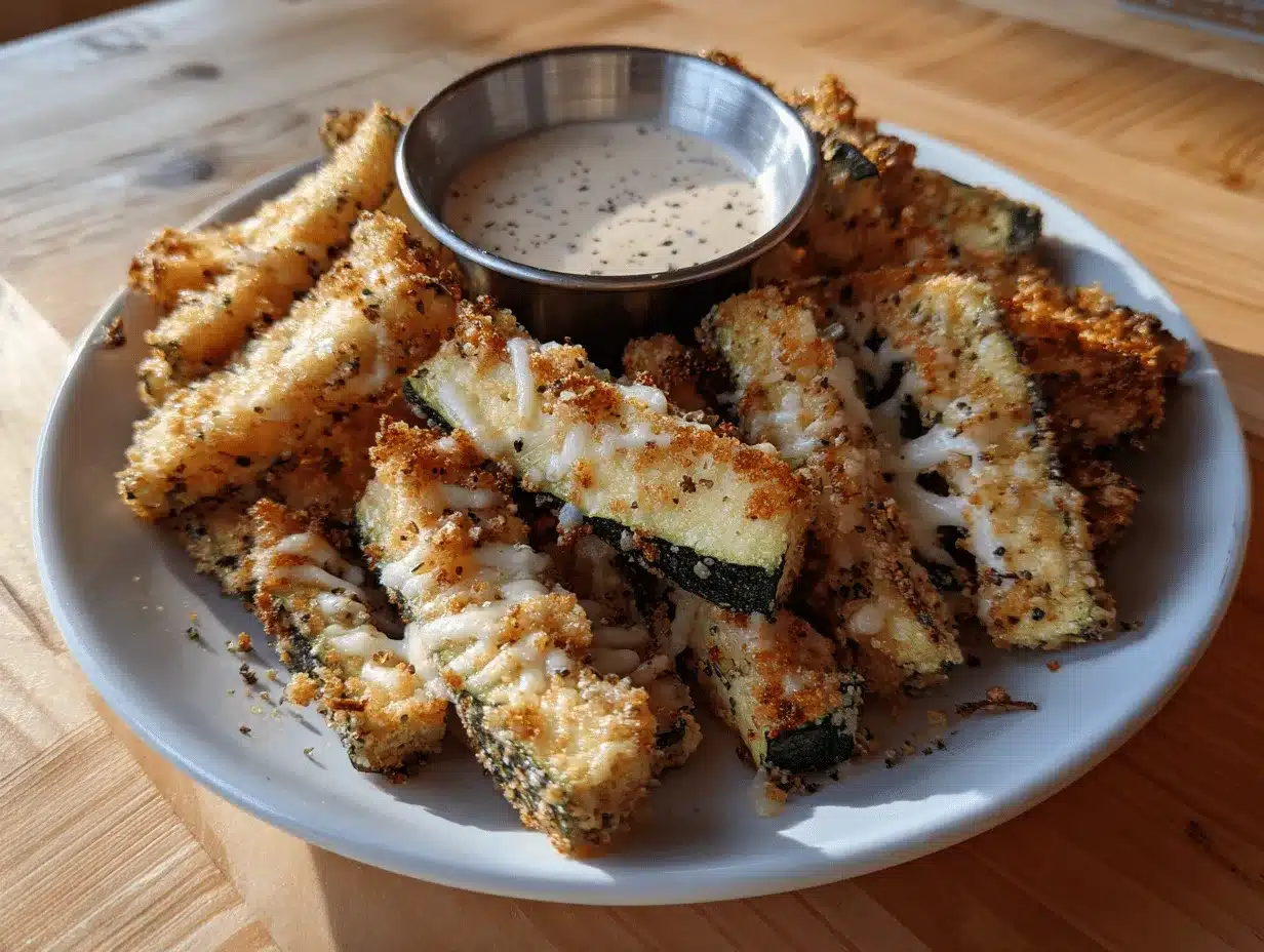 baked zucchini fries preparation steps