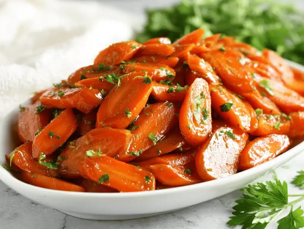 brown sugar glazed carrots - featured image