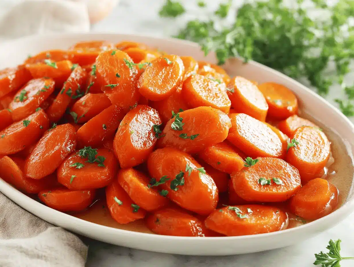 brown sugar glazed carrots preparation steps
