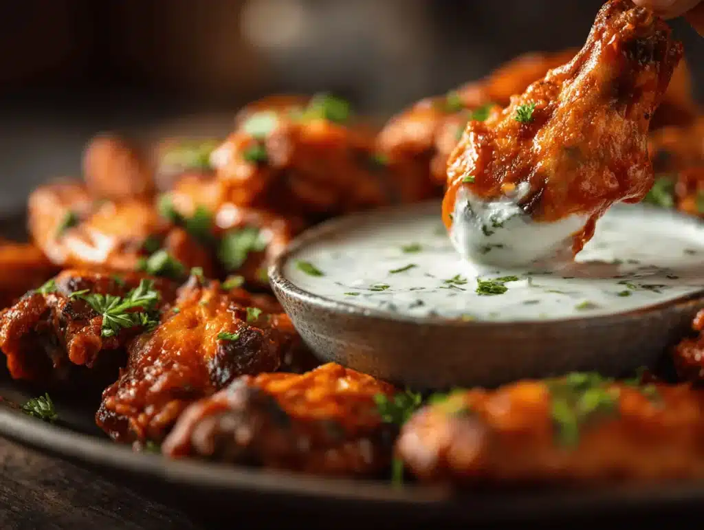 buffalo chicken wings recipe - featured image