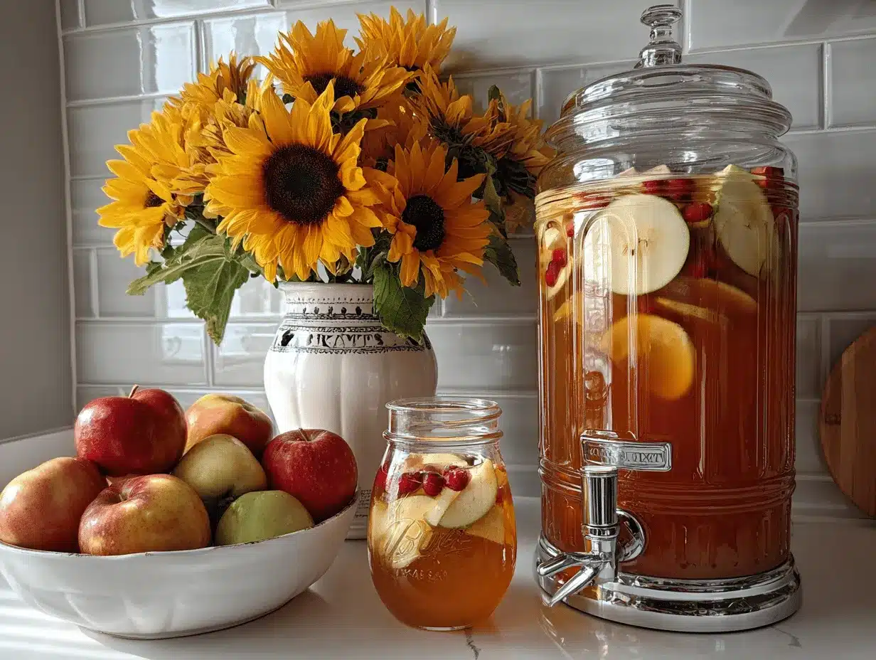caramel apple punch preparation steps