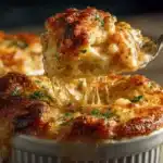 cheddar bay biscuit seafood pot pie - featured image