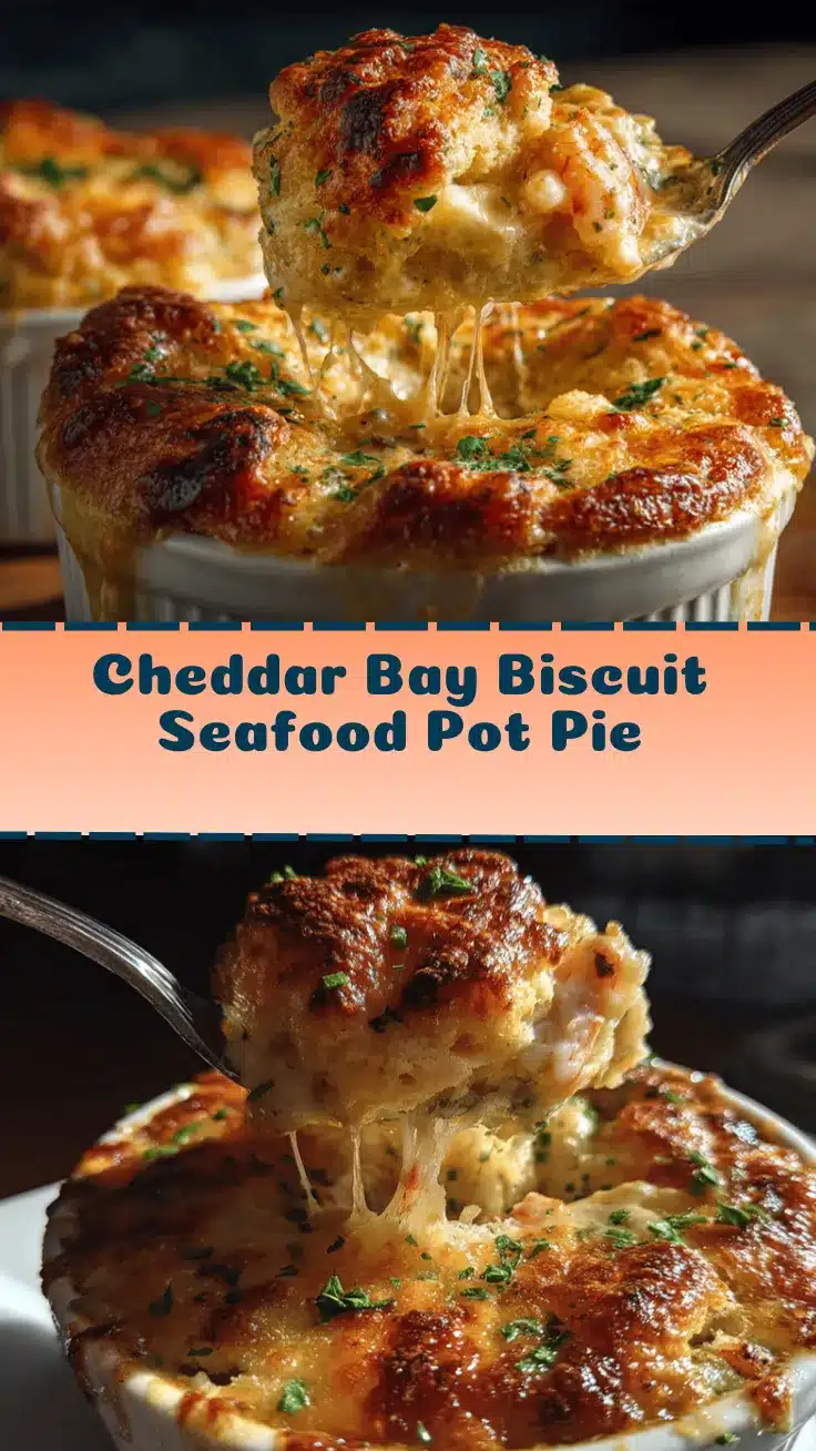 cheddar bay biscuit seafood pot pie recipe