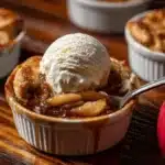 cinnamon apple cobbler - featured image