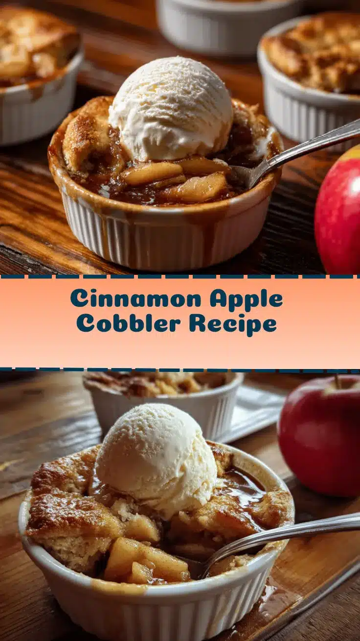 cinnamon apple cobbler recipe