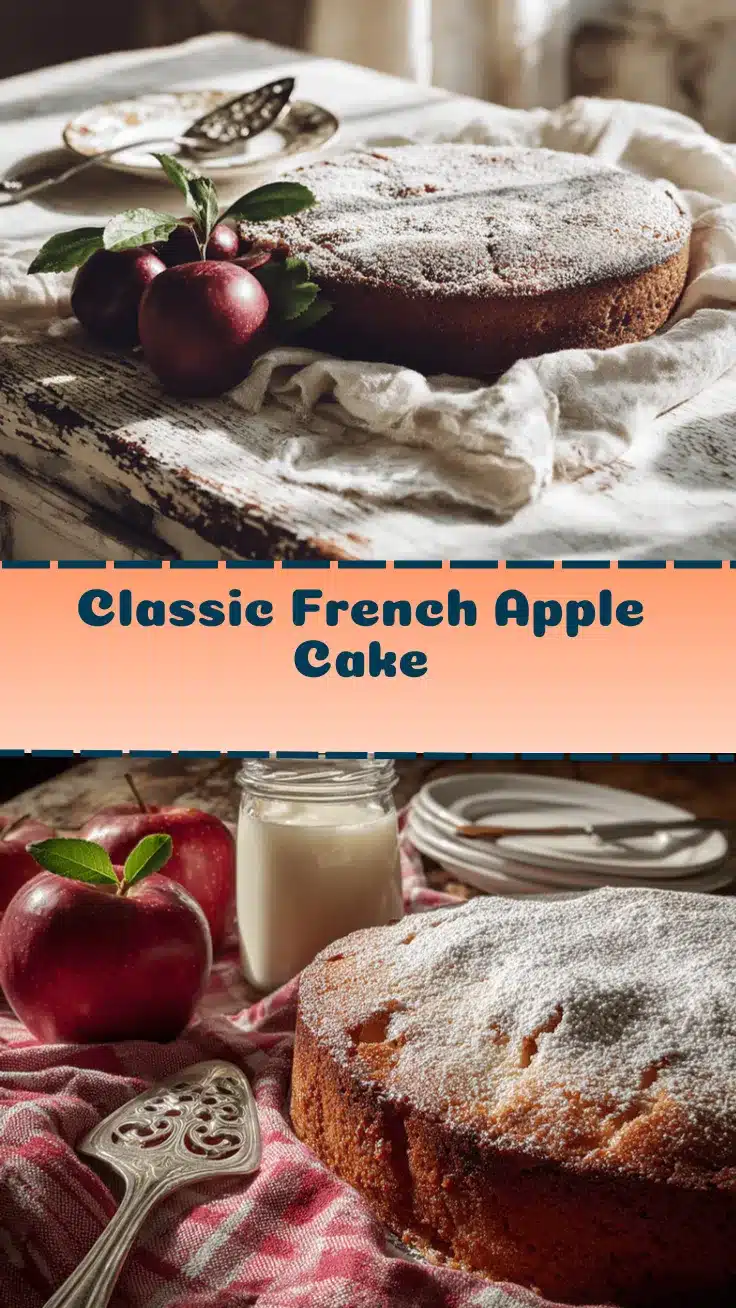 classic French apple cake recipe