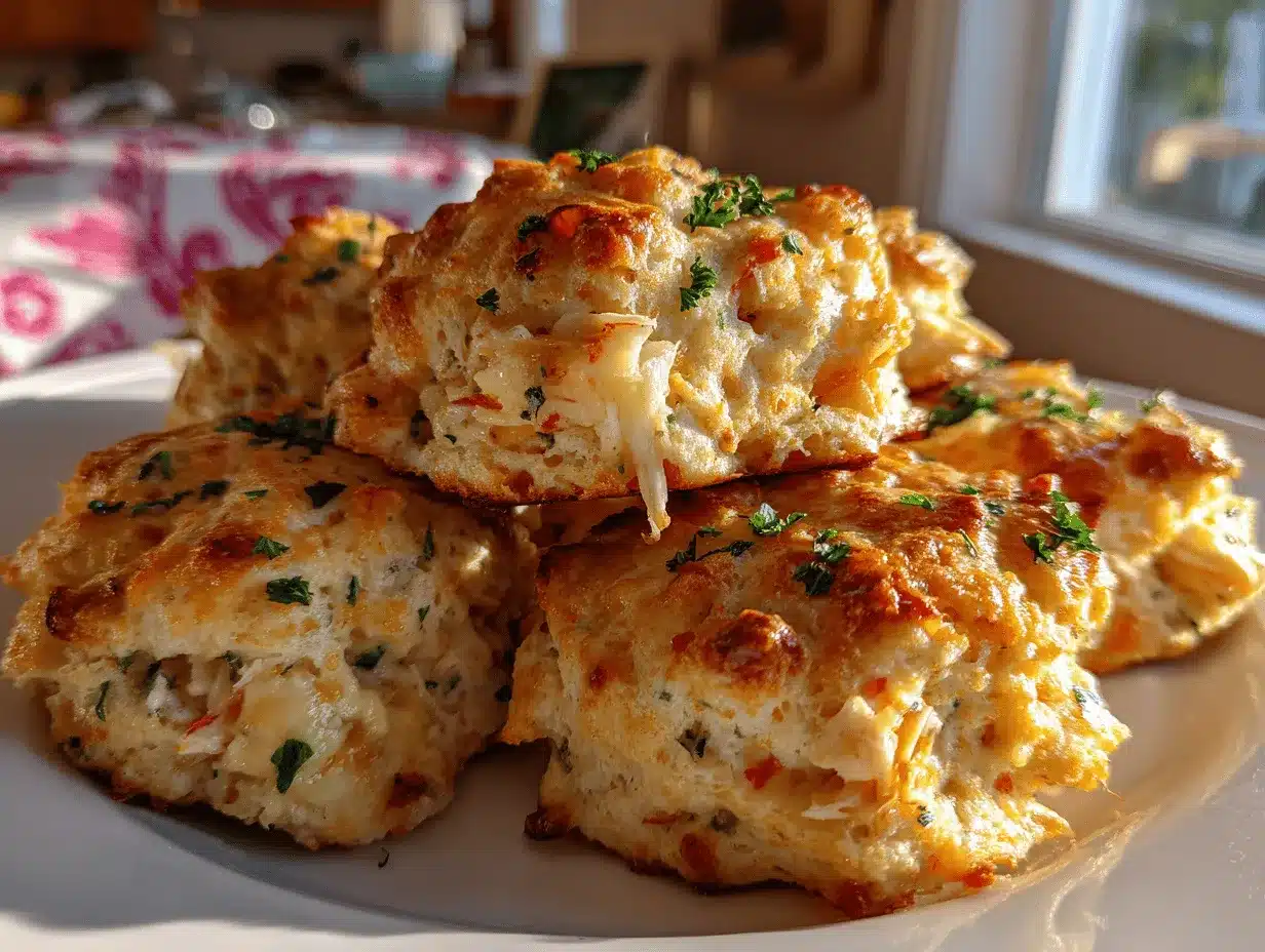 crab stuffed cheddar bay biscuits preparation steps