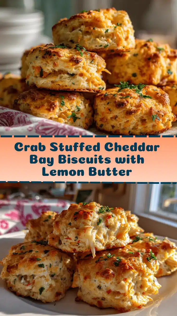 crab stuffed cheddar bay biscuits recipe