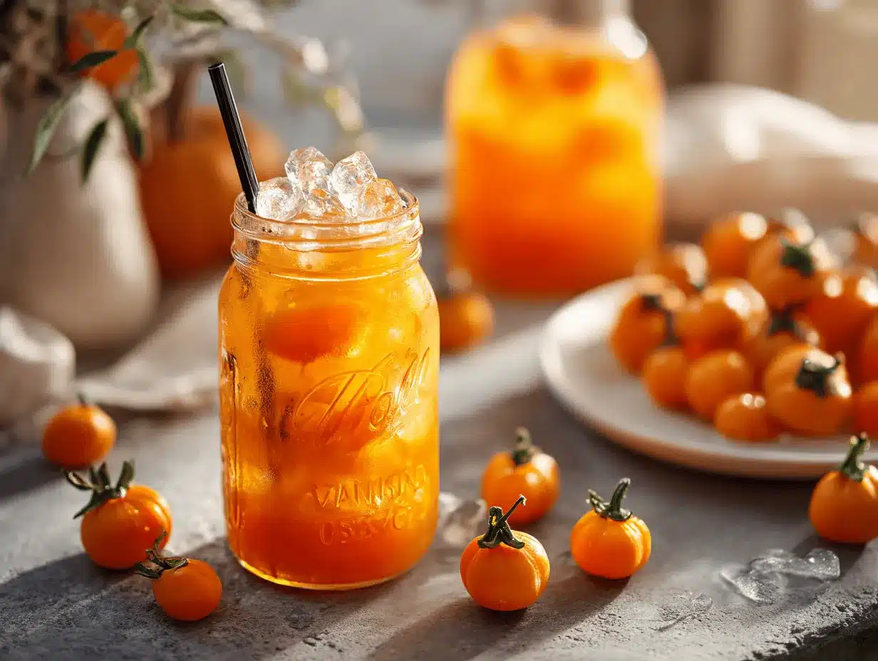 Drunk Pumpkin Cocktail preparation steps
