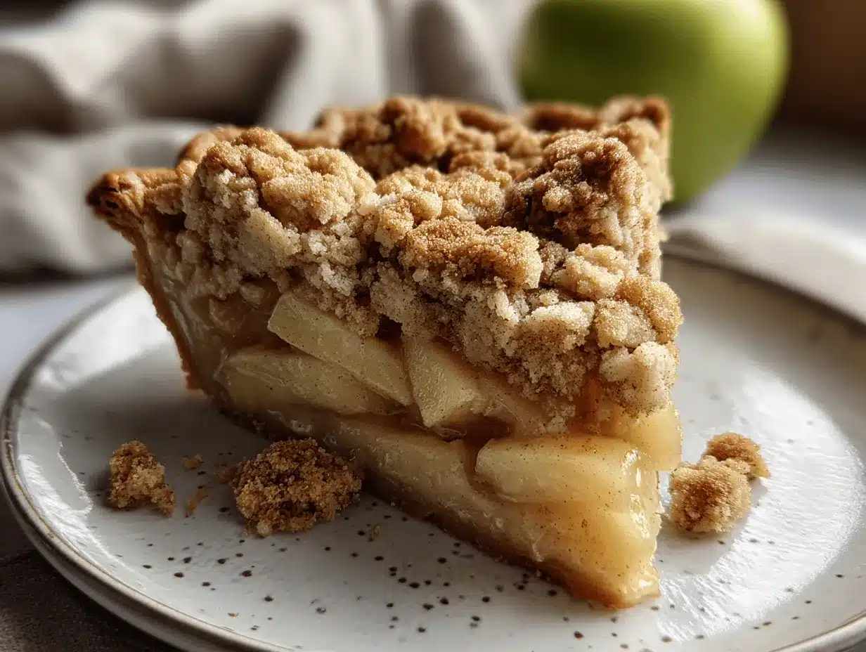 Dutch apple pie preparation steps
