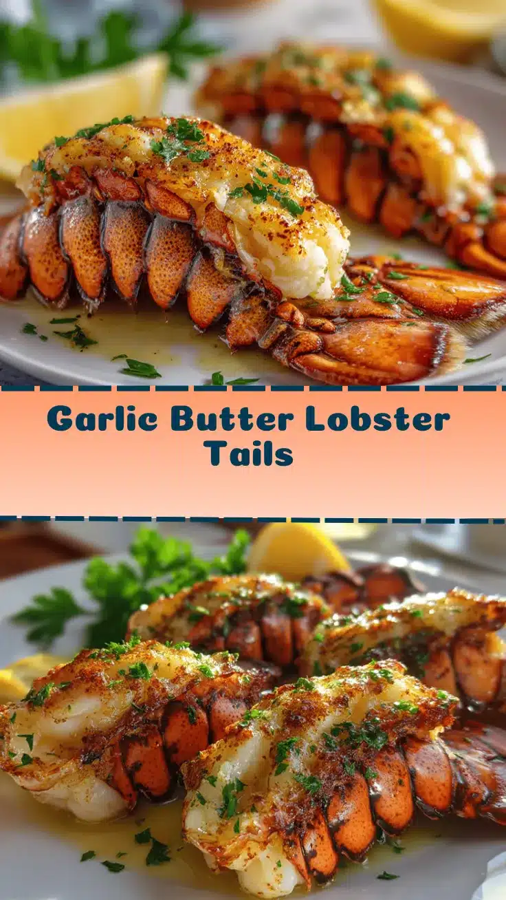 garlic butter lobster tails recipe