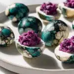 Halloween deviled eggs - featured image