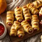 Halloween mummy hot dogs - featured image