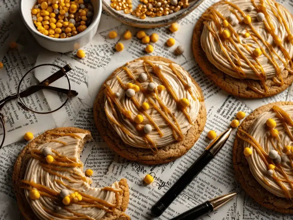 Harry Potter Butterbeer Cookies - featured image