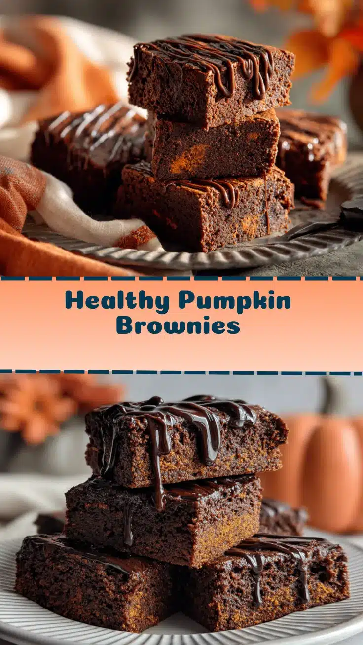 healthy pumpkin brownies recipe