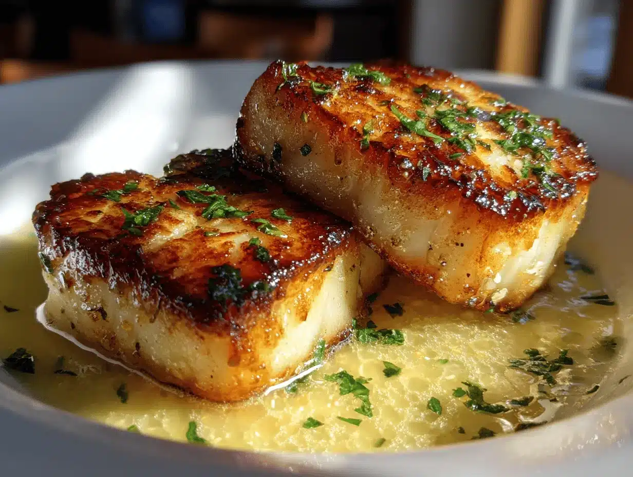 lemon garlic butter cod preparation steps