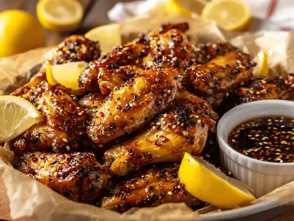 lemon pepper wings - featured image