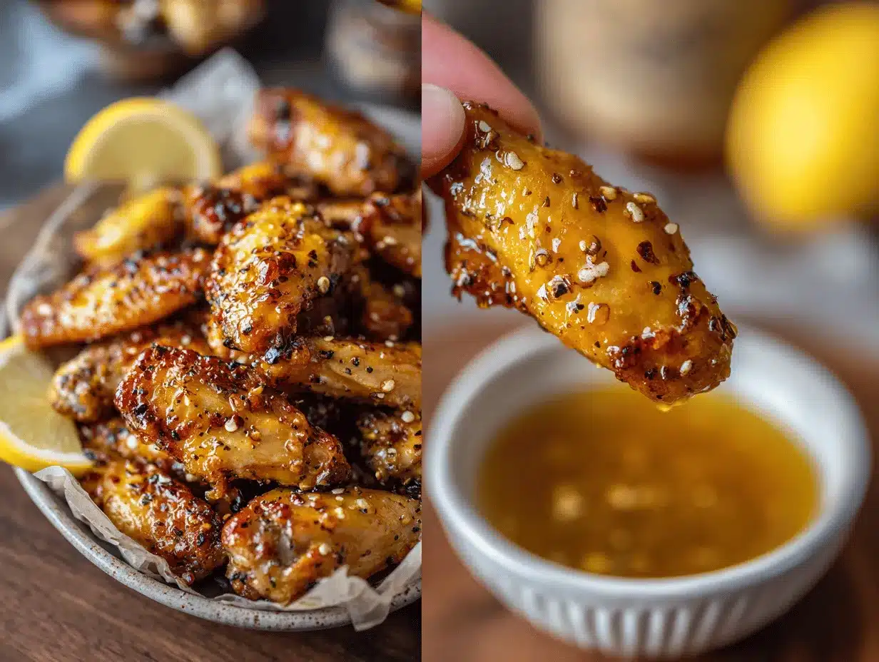 lemon pepper wings preparation steps