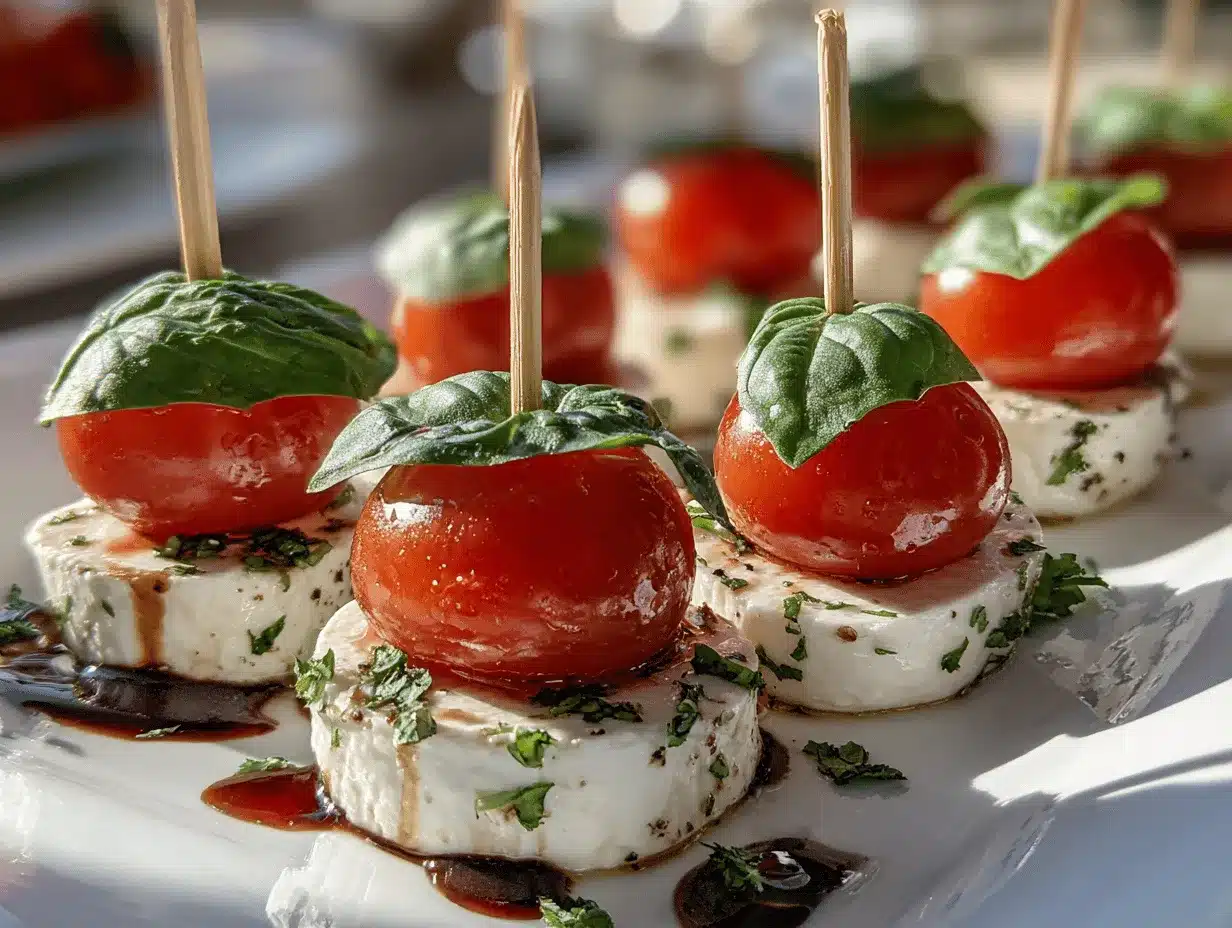 mini Caprese bites preparation steps