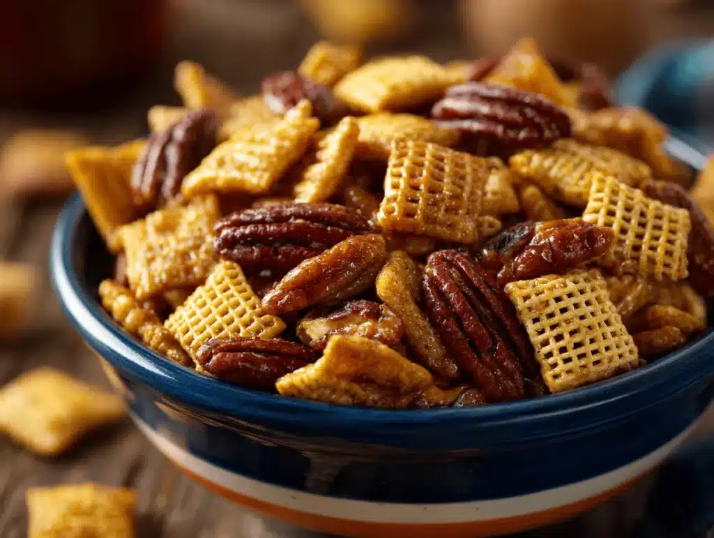 Praline Crunch Chex Mix - featured image