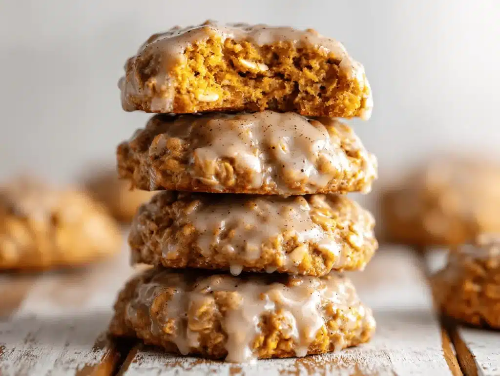 pumpkin oatmeal cookies - featured image