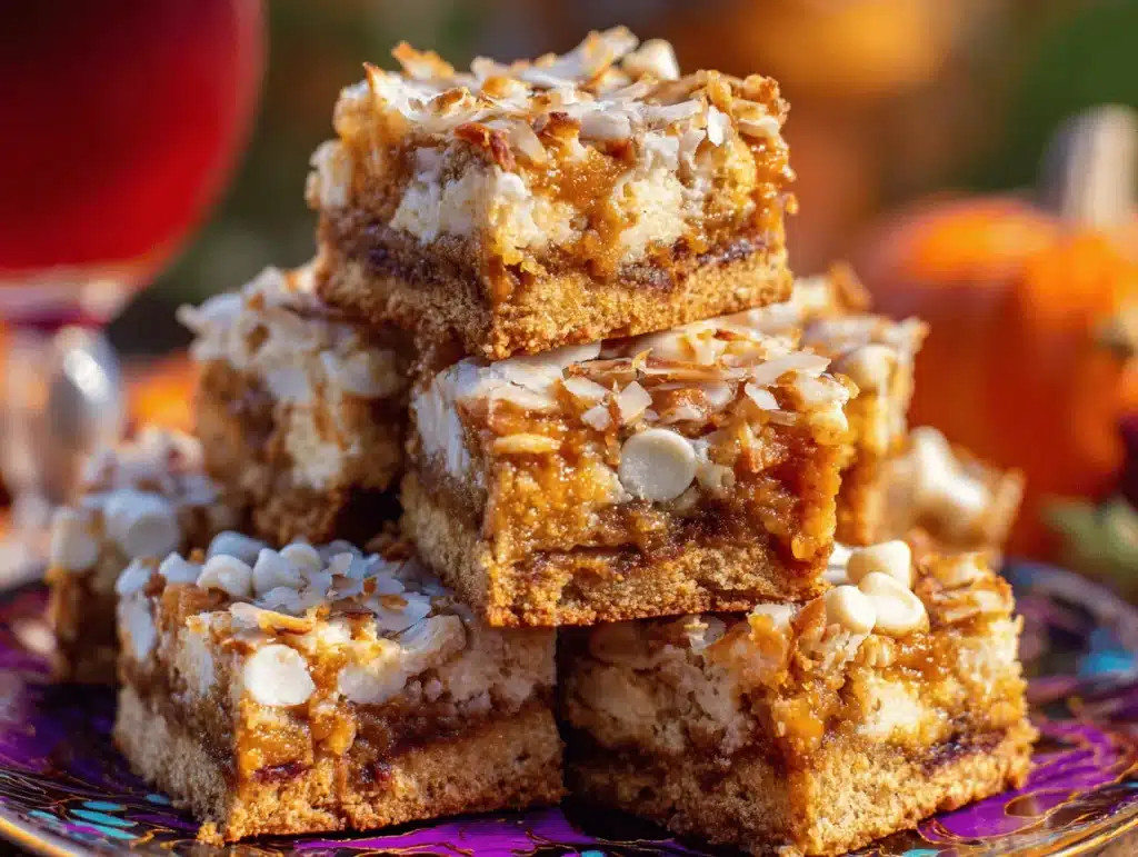 Pumpkin Spice Magic Bars - featured image