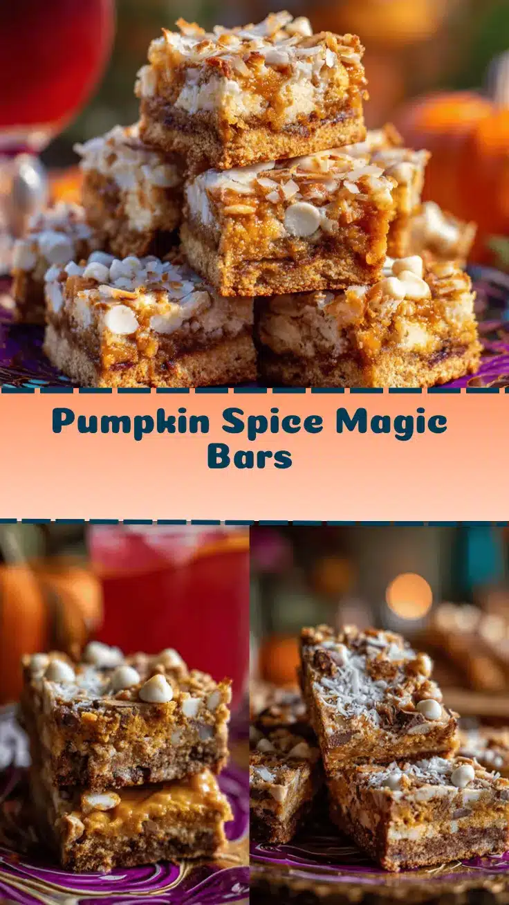 Pumpkin Spice Magic Bars recipe