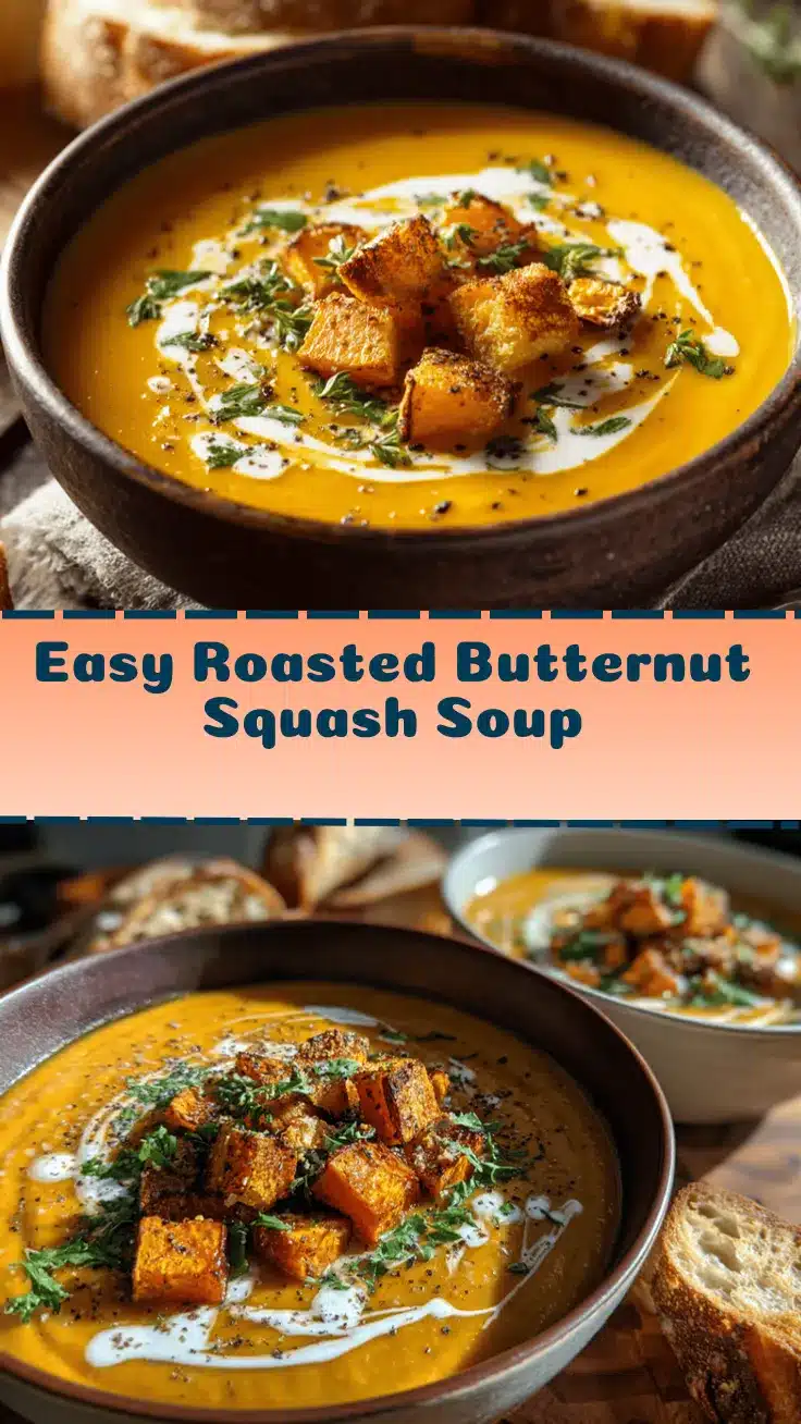 roasted butternut squash soup recipe