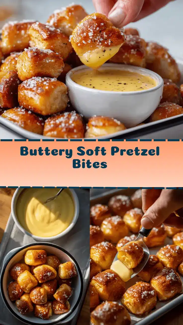 soft pretzel bites recipe
