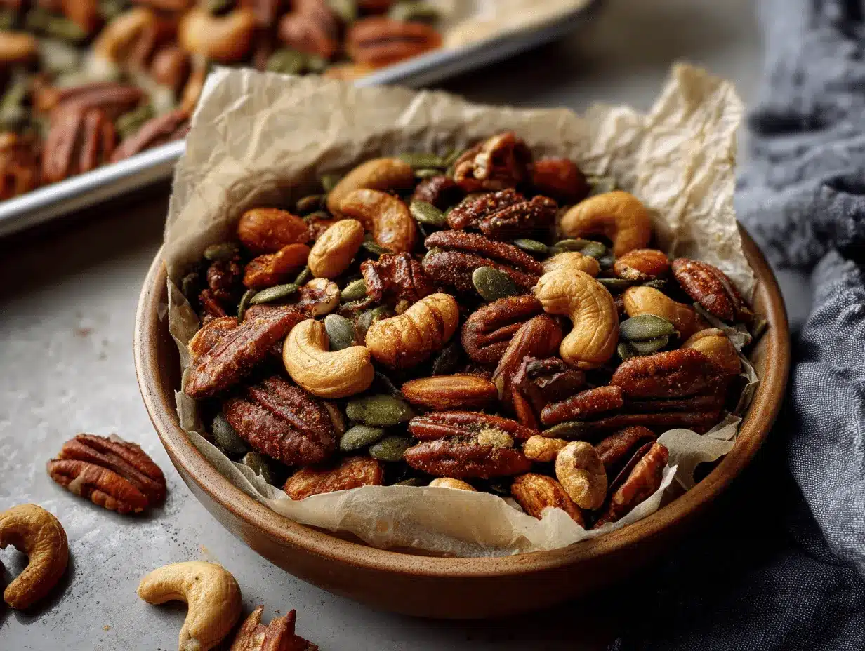 spiced nuts recipe preparation steps