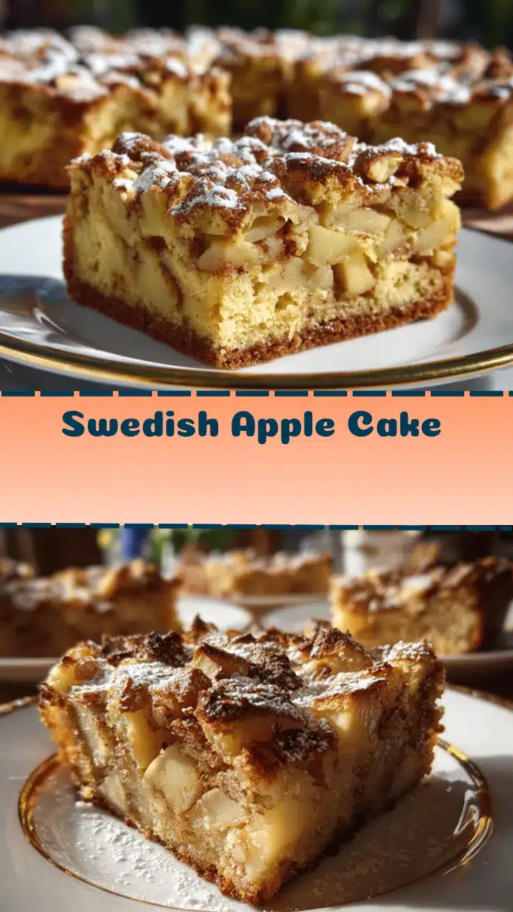 Swedish apple cake recipe