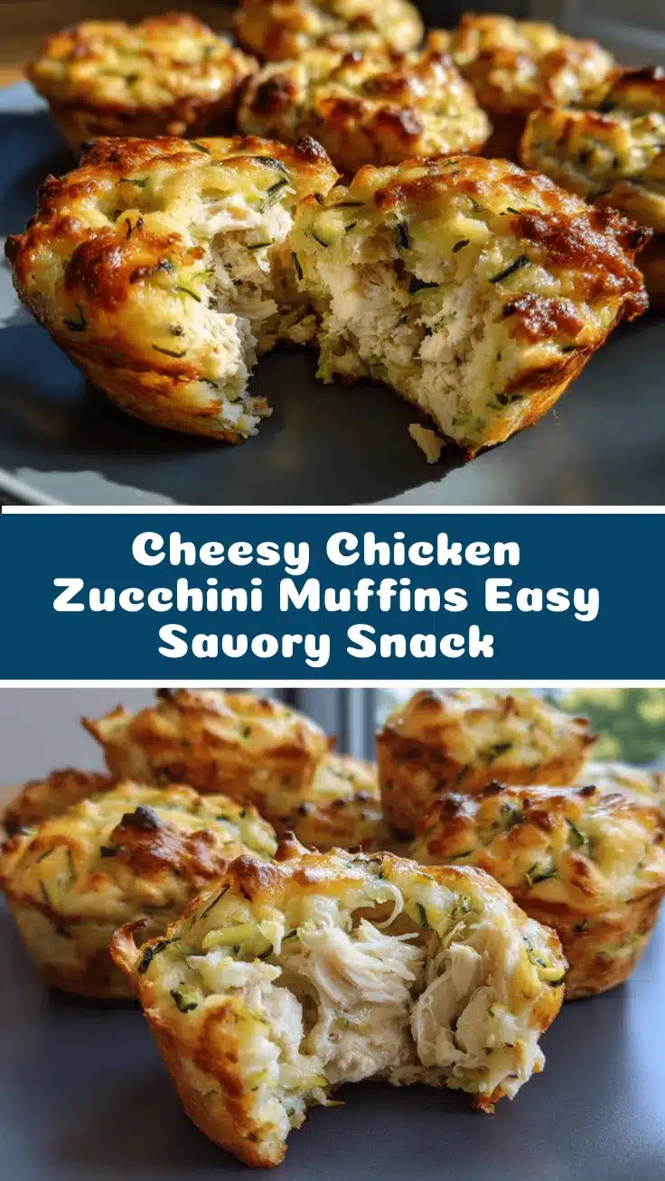 chicken cheese zucchini muffins recipe