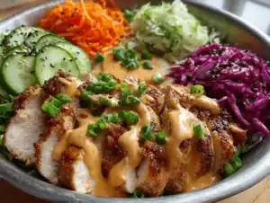 Creamy Bang Bang Chicken Bowl - featured image