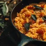 creamy pumpkin risotto - featured image
