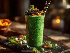 Halloween Witchs Brew Green Smoothie - featured image