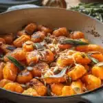 homemade orange sweet potato gnocchi - featured image