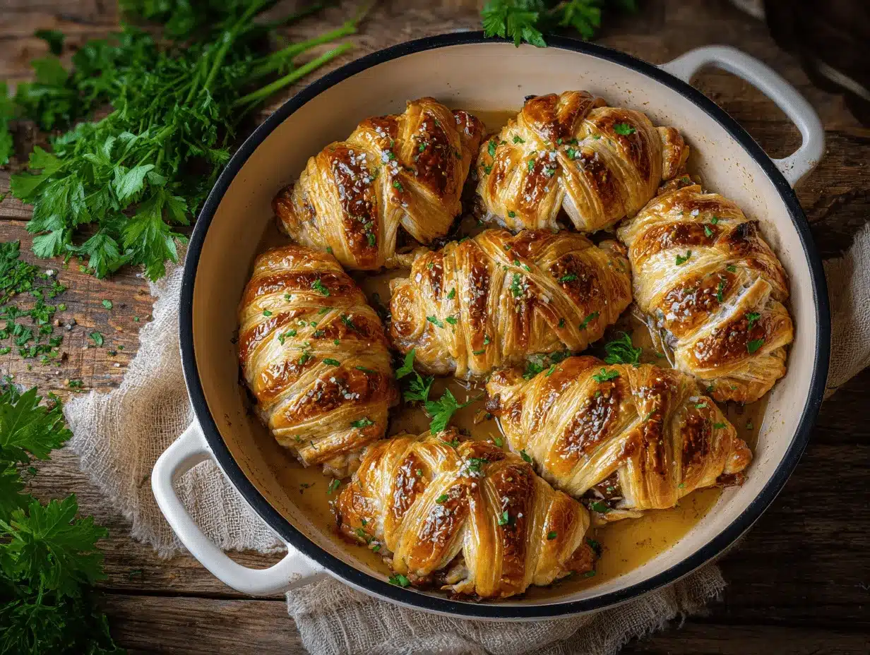 mummy wrapped chicken breast preparation steps