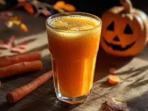 orange carrot ginger juice - featured image