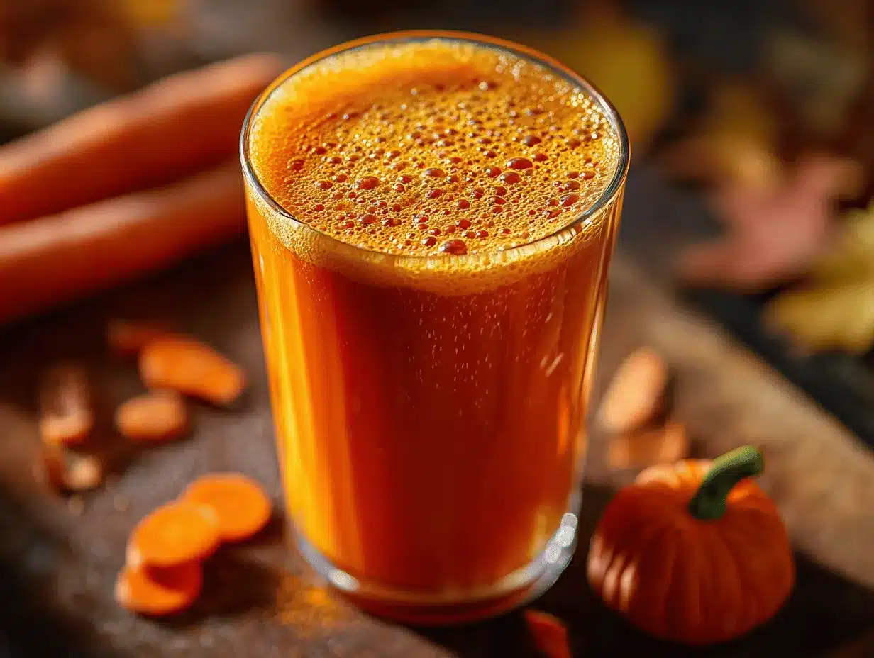 orange carrot ginger juice preparation steps